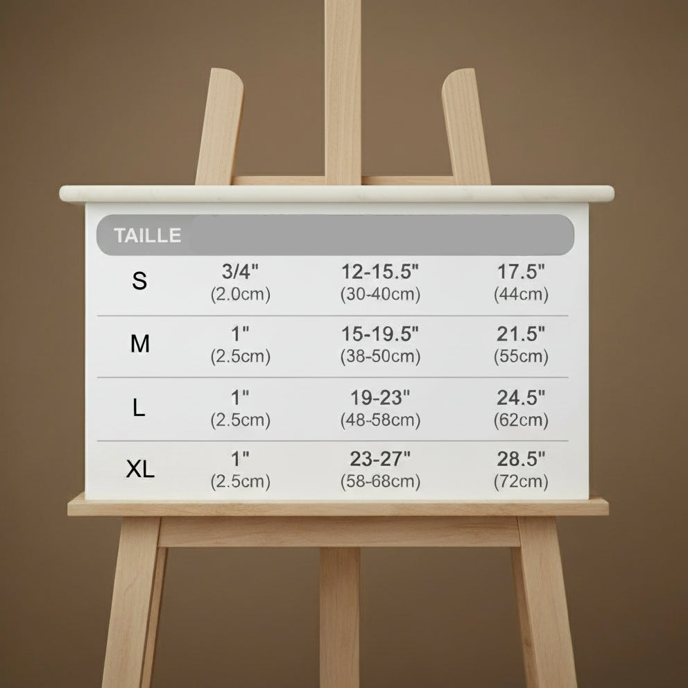 Collier réfléchissant pour chien