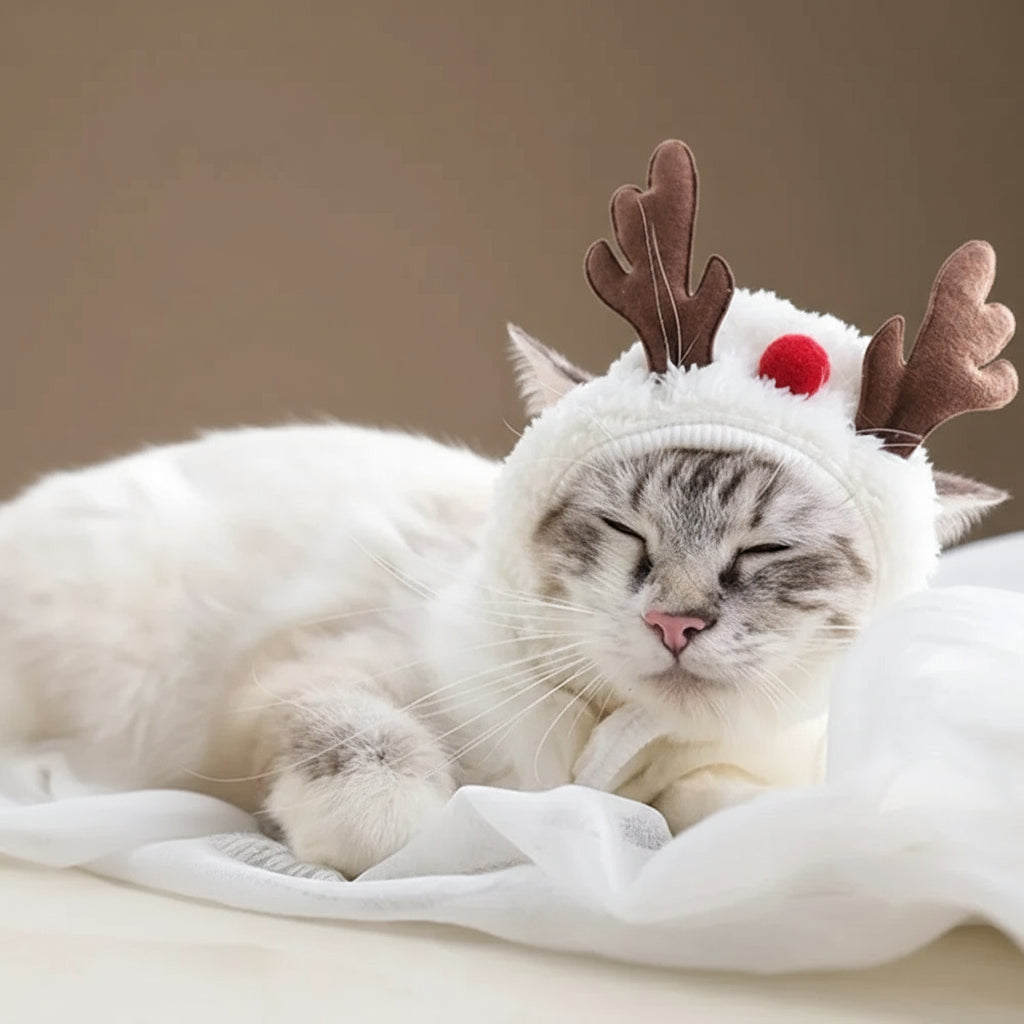 Costume chat - Rennes de Noël