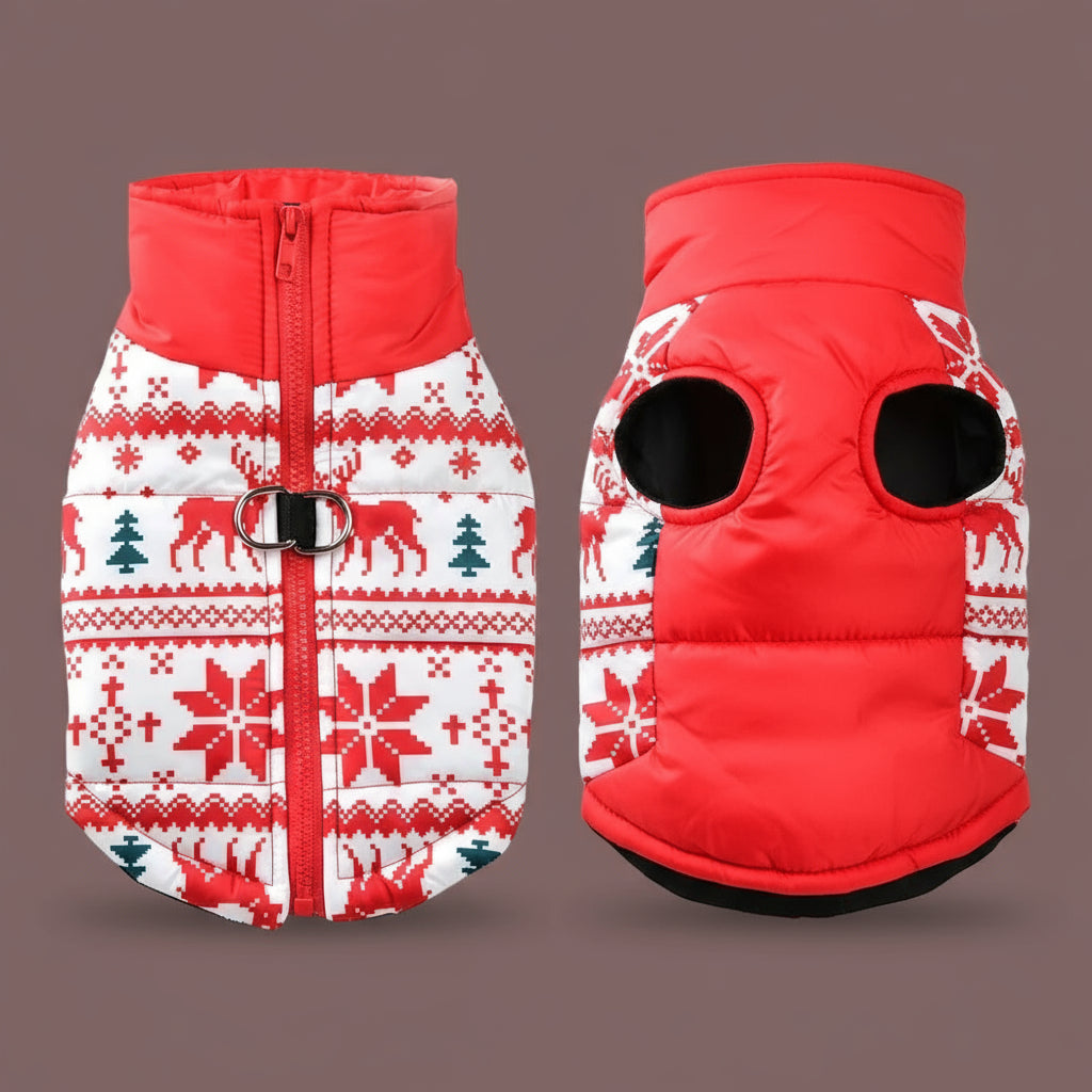 Manteau de Noël pour chien