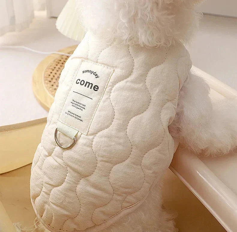 Manteau matelassé chaud pour chien