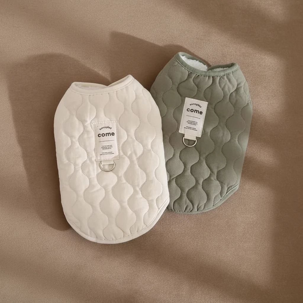 Manteau matelassé chaud pour chien