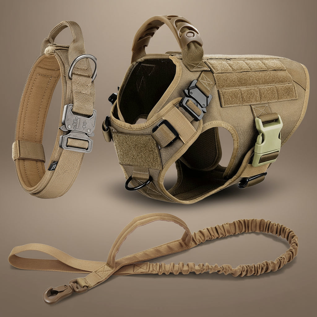 Ensemble harnais collier et laisse pour chien