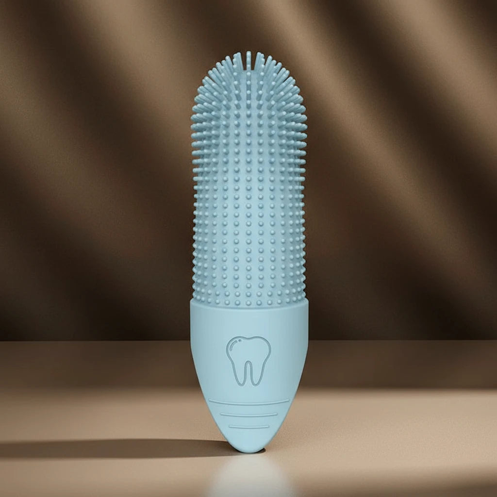 Brosse à dents 360° pour chien