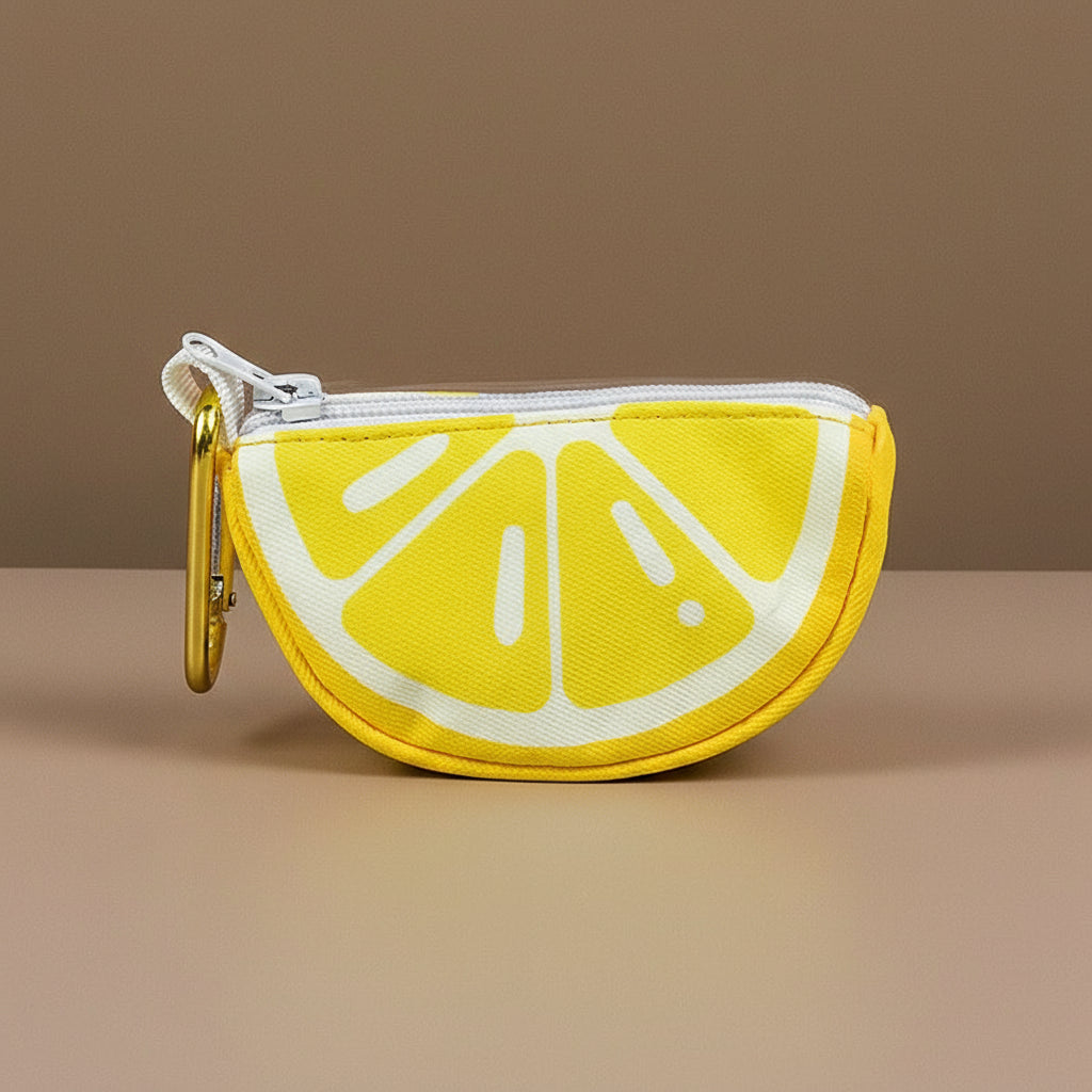 Étui pour sacs à crottes en forme de fruit