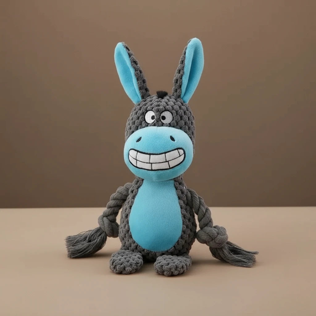 Peluche animaux en corde pour chien