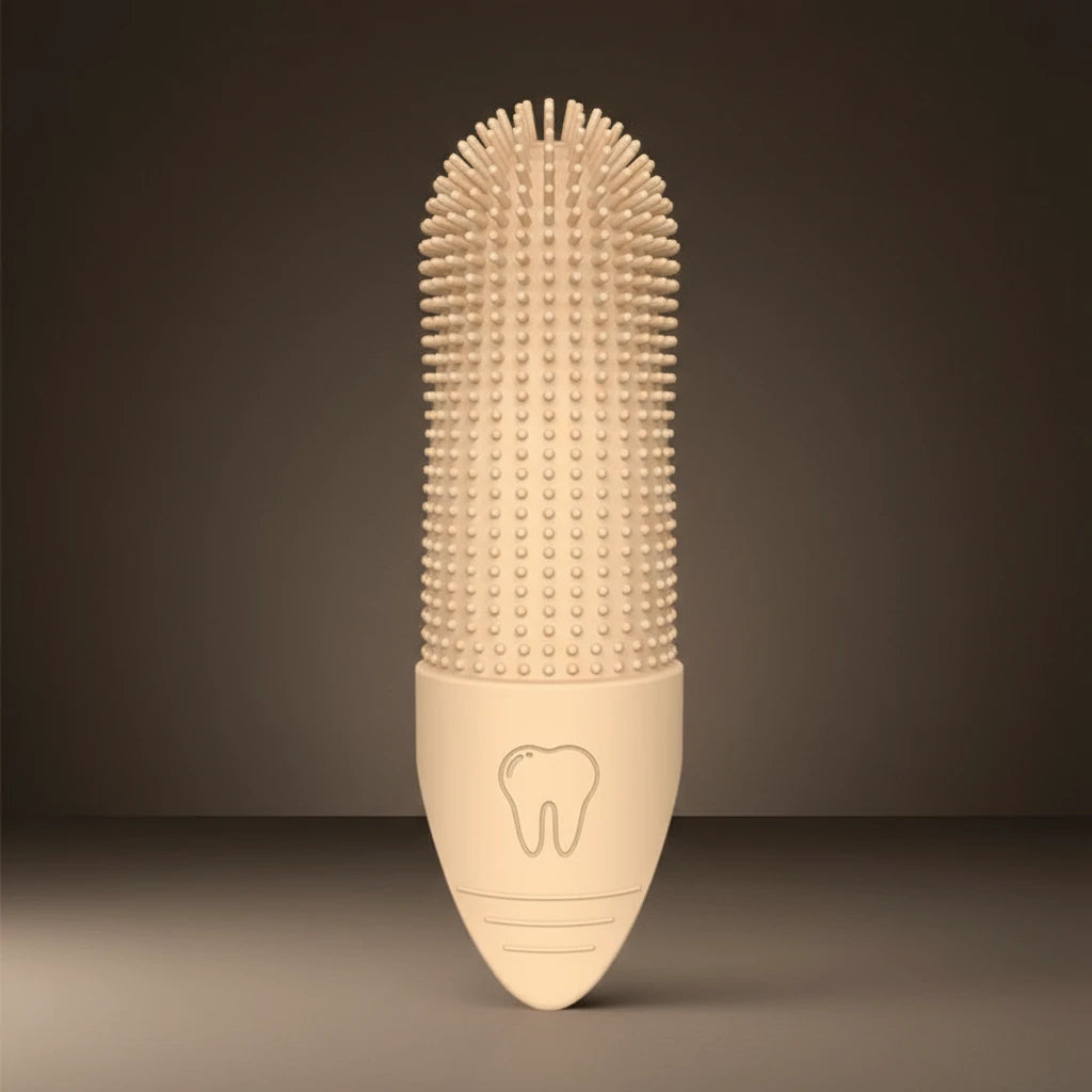 Brosse à dents 360° pour chien