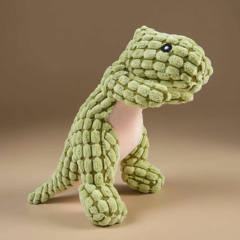 Peluche dinosaure pour chien